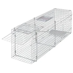 Trampa para animales vivos galvanizada 100 cm de vidaXL, Trampas para animales - Ref: Foro24-170238, Precio: 49,19 €, Descuen...