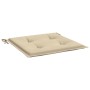 Cojines de silla de jardín 4 uds tela beige 40x40x3 cm de vidaXL, Cojines para sillas y sofás - Ref: Foro24-47596, Precio: 36...