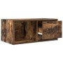 Mueble para TV madera contrachapada roble ahumado 60x31x25,5 cm en Muebles TV | Comprar online en Foru.es