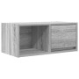 Mueble de TV madera contrachapada gris Sonoma 60x31x25,5 cm en Muebles TV | Comprar online en Foru.es