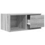 Mueble de TV madera contrachapada gris Sonoma 60x31x25,5 cm en Muebles TV | Comprar online en Foru.es