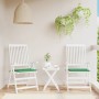 Cojín silla jardín respaldo bajo 2 uds tela Oxford verde de vidaXL, Cojines para sillas y sofás - Ref: Foro24-47598, Precio: ...