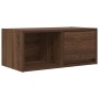 Mueble de TV madera contrachapada roble marrón 60x31x25,5 cm en Muebles TV | Comprar online en Foru.es