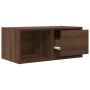 Mueble de TV madera contrachapada roble marrón 60x31x25,5 cm en Muebles TV | Comprar online en Foru.es