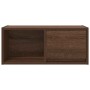Mueble de TV madera contrachapada roble marrón 60x31x25,5 cm en Muebles TV | Comprar online en Foru.es