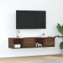 Muebles de TV 2uds Roble marrón 60x31x25,5 cm Madera ingeniería en Muebles TV | Comprar online en Foru.es