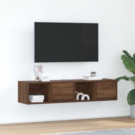 Muebles de TV 2uds Roble marrón 60x31x25,5 cm Madera ingeniería en Muebles TV | Comprar online en Foru.es