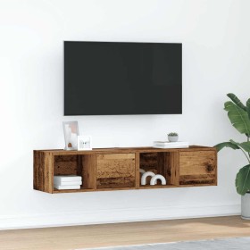Muebles de TV 2 uds 60x31x25,5 cm Madera ingeniería envejecida en Muebles TV | Comprar online en Foru.es