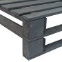 Banco esquinero de palés para jardín madera gris de vidaXL, Bancos de jardín - Ref: Foro24-44698, Precio: 75,14 €, Descuento: %