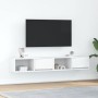 Muebles de TV 2 uds Blanco 80x31x25,5 cm Madera de ingeniería en Muebles TV | Comprar online en Foru.es