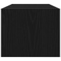 Mueble de TV de madera de roble negro 80x31x25,5 cm en Muebles TV | Comprar online en Foru.es