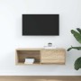 Mueble de TV de roble Sonoma 80x31x25,5 cm Madera de ingeniería en Muebles TV | Comprar online en Foru.es