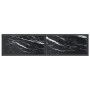 Mesa consola vidrio templado mármol negro 140x35x75,5cm de vidaXL, Mesas auxiliares - Ref: Foro24-331677, Precio: 75,75 €, De...