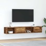 Muebles de TV 2 uds 80x31x25,5 cm Madera ingeniería envejecida en Muebles TV | Comprar online en Foru.es