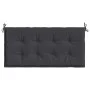 Cojín para banco de jardín tela Oxford negro 120x50x3 cm de vidaXL, Cojines para sillas y sofás - Ref: Foro24-47618, Precio: ...