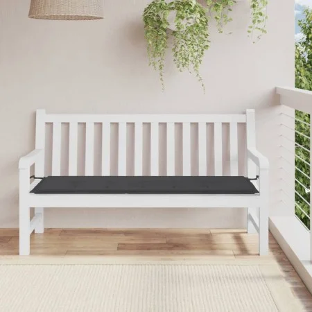 Cojín de banco de jardín tela Oxford negro 150x50x3 cm de vidaXL, Cojines para sillas y sofás - Ref: Foro24-47619, Precio: 24...