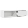 Mueble de TV blanco 100x31x25,5 cm madera de ingeniería en Muebles TV | Comprar online en Foru.es