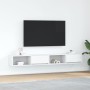 Muebles de TV 2 uds Blanco 100x31x25,5 cm Madera de ingeniería en Muebles TV | Comprar online en Foru.es