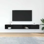 Muebles de TV 2 uds Roble Negro 100x31x25,5cm Madera ingeniería en Muebles TV | Comprar online en Foru.es