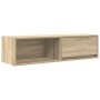Mueble de TV de roble Sonoma 100x31x25,5cm Madera de ingeniería en Muebles TV | Comprar online en Foru.es