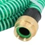 Suction hose with green PVC 29 mm brass connectors 25m by vidaXL, Garden hoses - Ref: Foro24-151053, Price: 95,64 €, Discount: %