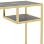 Escritorio para ordenador vidrio negro mármol 100x36x74 cm de vidaXL, Escritorios - Ref: Foro24-331627, Precio: 85,38 €, Desc...