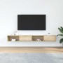 Muebles de TV 2uds Roble Sonoma 100x31x25,5cm Madera ingeniería en Muebles TV | Comprar online en Foru.es