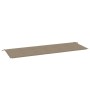 Cojín de banco de jardín tela Oxford gris taupé 150x50x3 cm de vidaXL, Cojines para sillas y sofás - Ref: Foro24-47623, Preci...