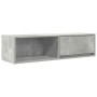 Mueble de TV madera contrachapada gris hormigón 100x31x25,5 cm en Muebles TV | Comprar online en Foru.es