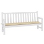 Cojín de banco de jardín tela Oxford beige 150x50x3 cm de vidaXL, Cojines para sillas y sofás - Ref: Foro24-47627, Precio: 22...