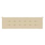 Cojín de banco de jardín tela Oxford beige 180x50x3 cm de vidaXL, Cojines para sillas y sofás - Ref: Foro24-47628, Precio: 24...
