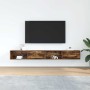 Muebles de TV 2 uds madera ingeniería color roble 100x31x25,5cm en Muebles TV | Comprar online en Foru.es