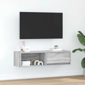 Mueble de TV Sonoma gris 100x31x25,5 cm madera de ingeniería en Muebles TV | Comprar online en Foru.es