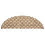 Alfombrilla autoadhesiva escalera sisal 15 uds arena 56x17x3 cm de vidaXL, Alfombrillas para escalones - Ref: Foro24-326867, ...