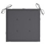 Cojines sillas de jardín 6 uds tela Oxford antracita 40x40x3 cm de vidaXL, Cojines para sillas y sofás - Ref: Foro24-314003, ...