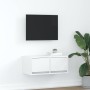 Mueble de TV de madera de ingeniería blanco 60x31x25,5 cm en Muebles TV | Comprar online en Foru.es