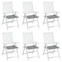 Cojines de silla de jardín 6 uds tela Oxford gris 40x40x3 cm de vidaXL, Cojines para sillas y sofás - Ref: Foro24-314005, Pre...