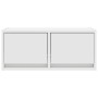 Muebles de TV 2 uds Blanco 60x31x25,5 cm Madera de ingeniería en Muebles TV | Comprar online en Foru.es