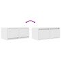 Muebles de TV 2 uds Blanco 60x31x25,5 cm Madera de ingeniería en Muebles TV | Comprar online en Foru.es