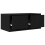 Muebles de TV 2 uds Roble Negro 60x31x25,5 cm Madera ingeniería en Muebles TV | Comprar online en Foru.es