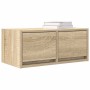 Mueble para TV madera contrachapada roble ahumado 60x31x25,5 cm en Muebles TV | Comprar online en Foru.es