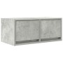 Muebles de TV 2uds madera ingeniería gris hormigón 60x31x25,5cm en Muebles TV | Comprar online en Foru.es