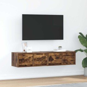 Muebles de TV 2 uds madera ingeniería color roble 60x31x25,5 cm en Muebles TV | Comprar online en Foru.es