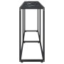 Mesa consola vidrio templado mármol negro 180x35x75,5 cm de vidaXL, Mesas auxiliares - Ref: Foro24-331685, Precio: 96,22 €, D...