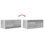 Muebles de TV 2 uds madera ingeniería gris Sonoma 60x31x25,5 cm en Muebles TV | Comprar online en Foru.es