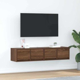 Muebles de TV 2uds Roble marrón 60x31x25,5 cm Madera ingeniería en Muebles TV | Comprar online en Foru.es
