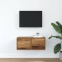 Mueble para TV madera contrachapada envejecida 60x31x25,5 cm en Muebles TV | Comprar online en Foru.es