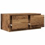 Mueble para TV madera contrachapada envejecida 60x31x25,5 cm en Muebles TV | Comprar online en Foru.es