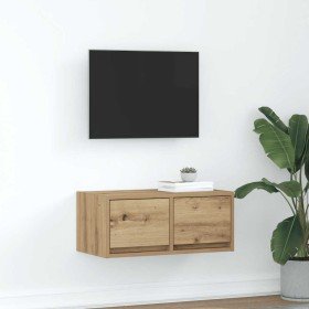 Mueble para TV madera de ingeniería roble artisan 60x31x25,5 cm en Muebles TV | Comprar online en Foru.es