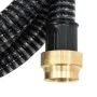 Manguera de succión con conectores de latón PVC negro 29 mm 4 m de vidaXL, Mangueras de jardín - Ref: Foro24-151056, Precio: ...